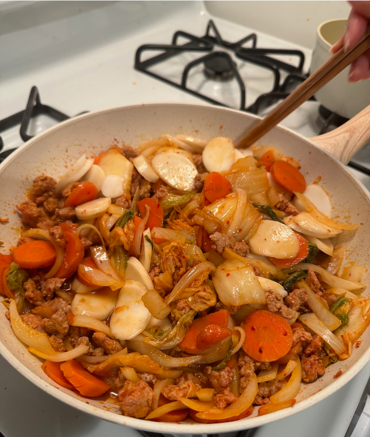 stir-fry ricecakes