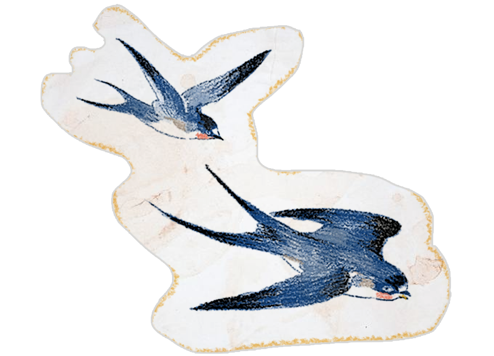 Sparrow flying